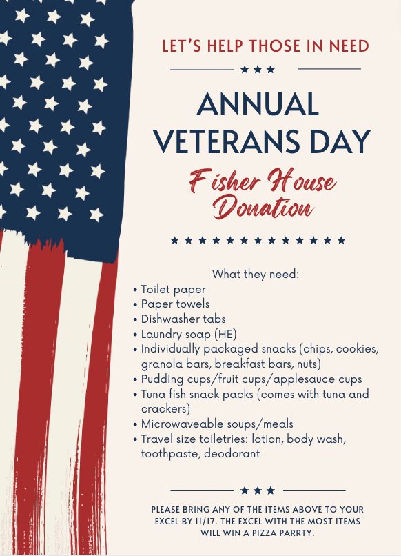 Fisher House Donations! ❤️💙