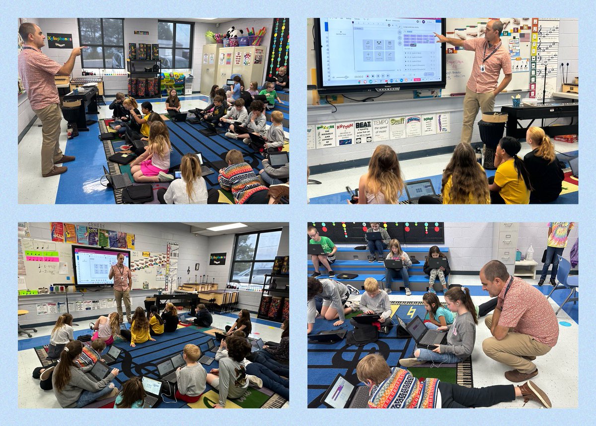 So excited to have Instructional Technology Coach Extraordinaire Colby Burris work with my students using <a href="/soundtrapstudio/">Soundtrap</a>! 🎶 <a href="/theTSIN/">Tennessee STEM Innovation Network</a> <a href="/BradleySchools/">Bradley Co. Schools</a> <a href="/TechnologyBCS/">BCS Technology</a>