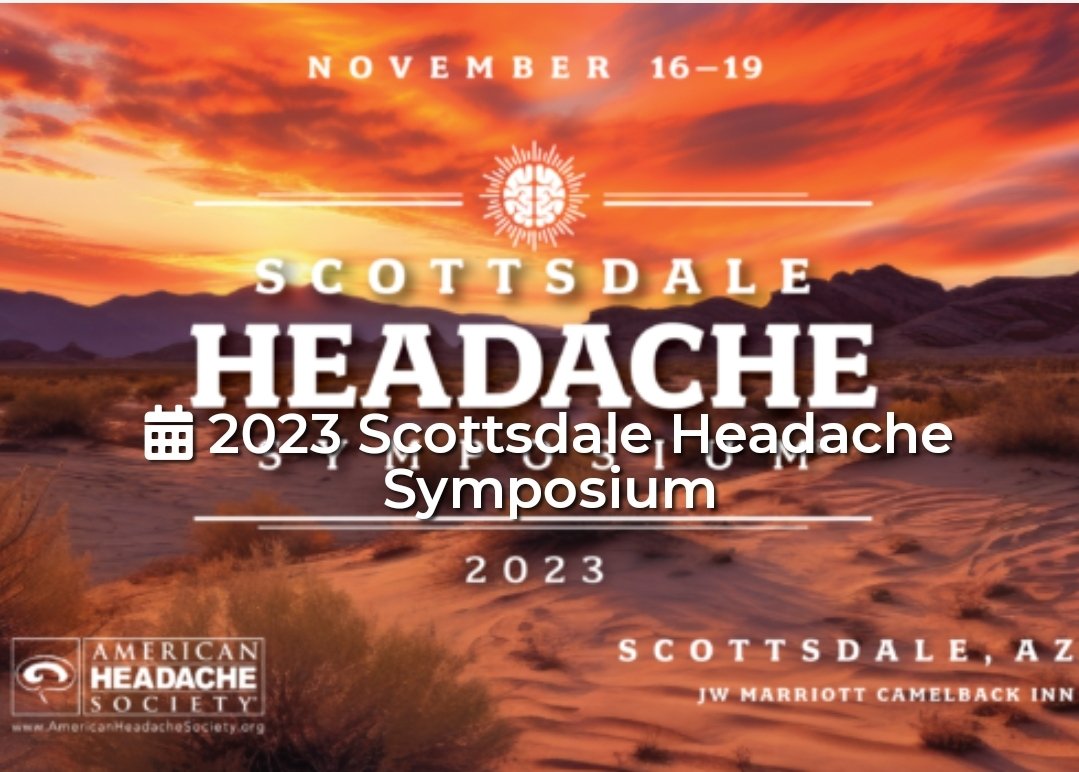Don't forget the Southern Headache Society Precourse!!  Fabulous clinical information from an amazing panel of speakers!!!