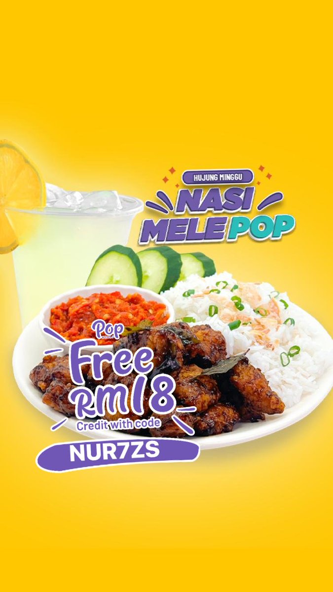 amirahsj1's tweet photo. I ordered delicious Nasi MelePOP Popcorn Kicap from Pop Meals! 
Get your own and RM18.00 credits if you sign up with my link or use code NUR7ZS 

https://t.co/3fdT1xYHGm https://t.co/woAlR2SmwQ