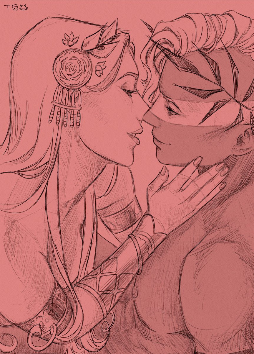 Tinacheesecat's tweet photo. Ares and Aphrodite never fail to prompt very loud internal screaming about how badly I need Deimos and Phobos in Hades II
#Aresdite #Hadesgame https://t.co/6jUTOi7nVo