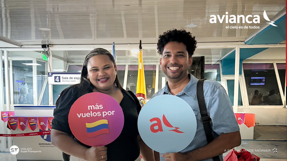 ¡San Andrés está a un vuelo de distancia! ✈️ Para fin de año, tendremos 66 frecuencias semanales desde Bogotá, Medellín y Cali. 🇨🇴
Sé parte de una experiencia donde #elcieloesdetodos comprando en avianca.com. 🤩