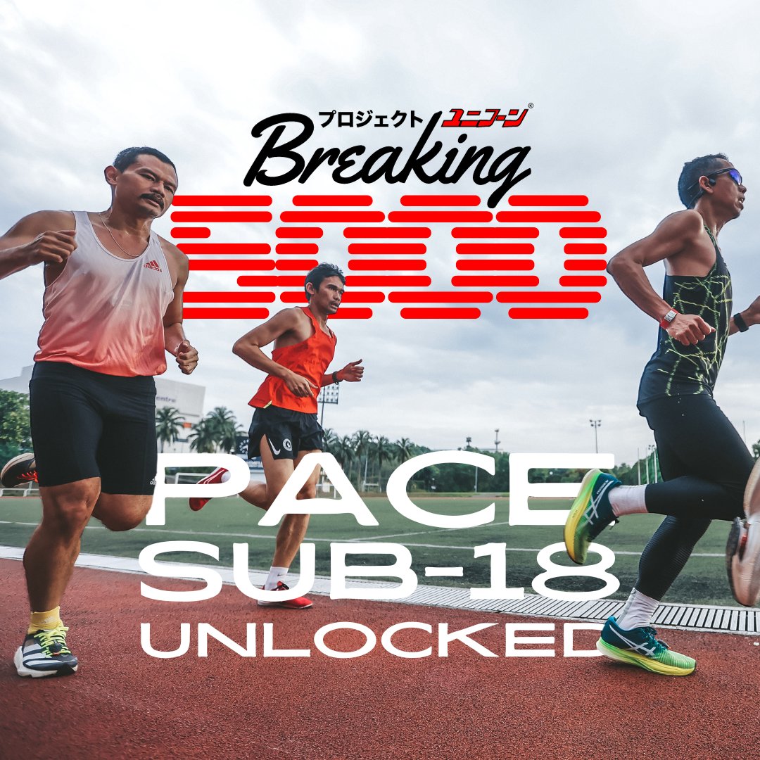 Atas permintaan ramai, kini pace sub-18 minit telah dibuka. Lebih laju kena lari sendiri sebab kita tak dapat nak bawak Prabu untuk join event kita ni.

Register and beri link PB anda (so kami dapat update): bigbigplace.com/pages/breaking…