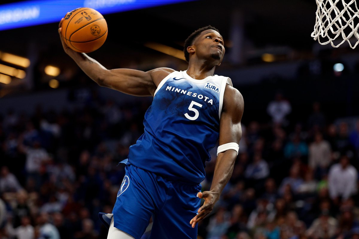 1116sen's tweet photo. The Anthony Edwards ascent is happening! 

One thought on all 30 NBA teams after two weeks of games! | https://t.co/8ildKIqACL | #NBA https://t.co/qBIzrQvSPV