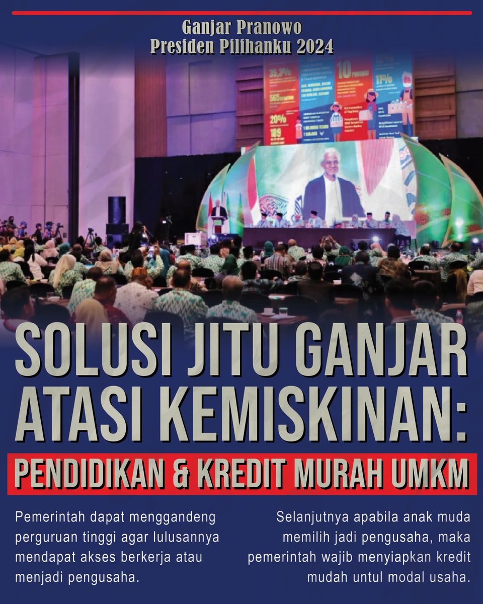 Solusi Jitu Ganjar Atasi Kemiskinan: Pendidikan &amp; Kredit Murah UMKM
DOTS
PDIP
Astaghfirullah
Isyana
GDAinJakarta