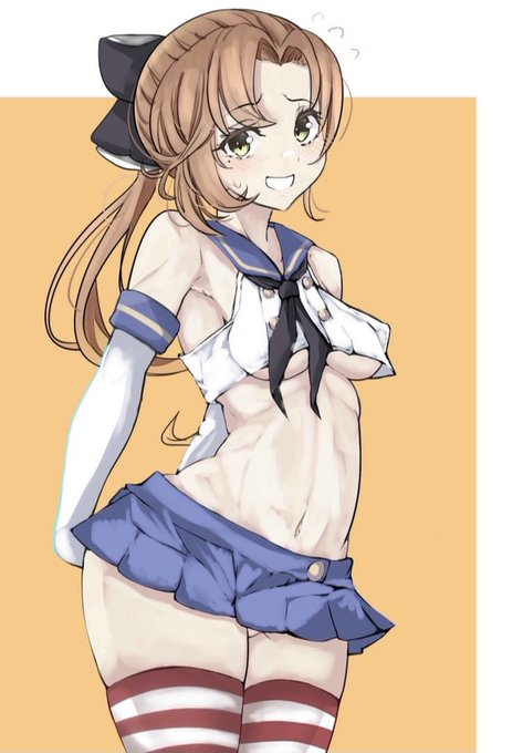 #艦これ版深夜の真剣お絵描き60分一本勝負
#艦これ版真剣お絵描き60分一本勝負_20231107
秋雲ちゃん〜 