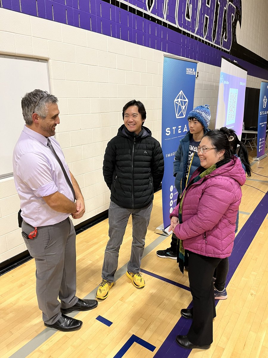 Great STEAM presentation! An exciting opportunity for Miton students… looking forward to the program opening in 2024. <a href="/emibakaic/">emibakaic</a> @adriano_perusin <a href="/hcdsbsteam/">HCDSB STEAM</a> @desousavp @mdfreemanvp <a href="/HCDSB/">Halton Catholic DSB</a>