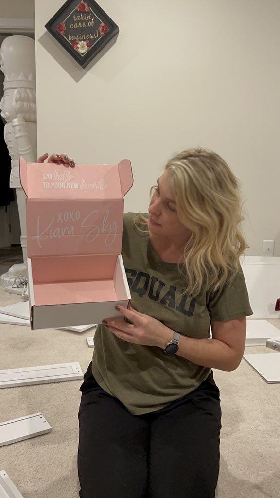 iris just threw away a box shes been holding on for a year #soproud