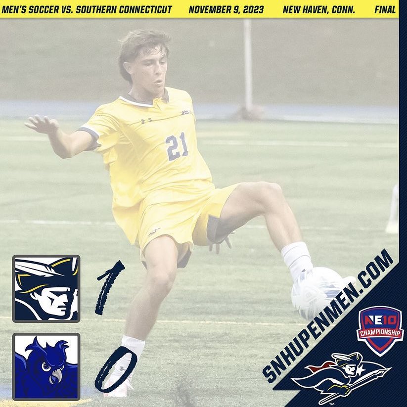 Final score in Southern Connecticut! The squad reached the NE10 title match that will take place on Sunday.

#EverydayMatters #SNHU #Penmen