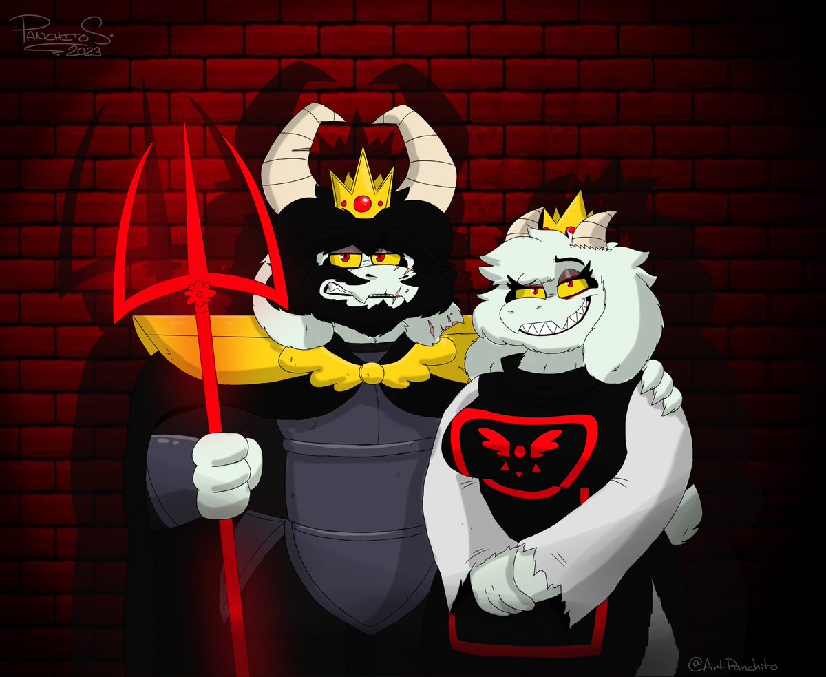 ArtPanchito's tweet photo. ASGORE Y TORIEL EN UNDERFELL.๐๐๐
#Fanart #undertale #UNDERFELL #Toriel #Asgore #goatdad #asgoredreemurr #toriredreemurr #goatmom #undertaleFanart #Underfell #undertaleAU #underfelltoriel #underfellasgore #drawing #artwork #digitalart https://t.co/EyNyVdhOHH