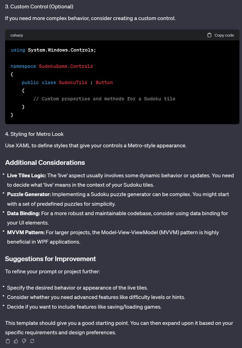 Barnacules's tweet image. Allow ChatGPT to promptly put me out of a job. Let me know if this response helps you out at all or if it's not at all what you were looking for. 😉 #Codegasm