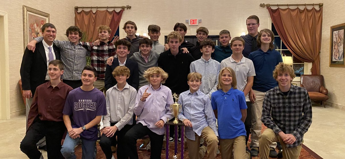 HamburgJVSoccer's tweet photo. Hamburg Soccer Banquet 2023
- Celebrating our Championship Season - so proud of these guys and all that they have accomplished!! https://t.co/xXRqomNHS1