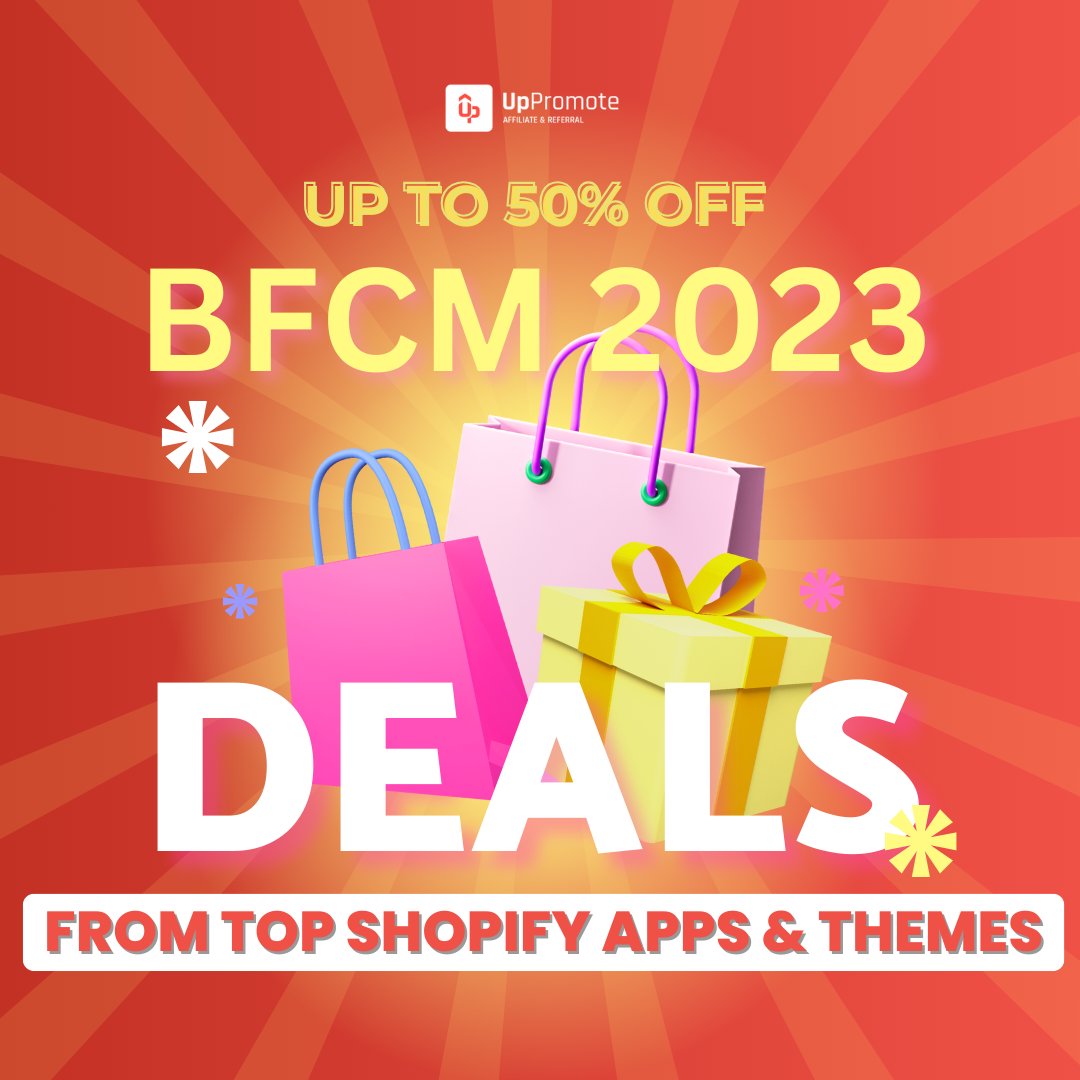 RyviuApp's tweet image. 🎉 Our beloved partner, UpPromote, is bringing you an extraordinary BFCM 2023 Campaign where you can get huge offers of UP TO 50% OFF on your 20+ favorite Shopify apps:
👉 bit.ly/3PXnlBl

#Ryviu #uppromote  #bfcm2023 #ecommerce #shopify