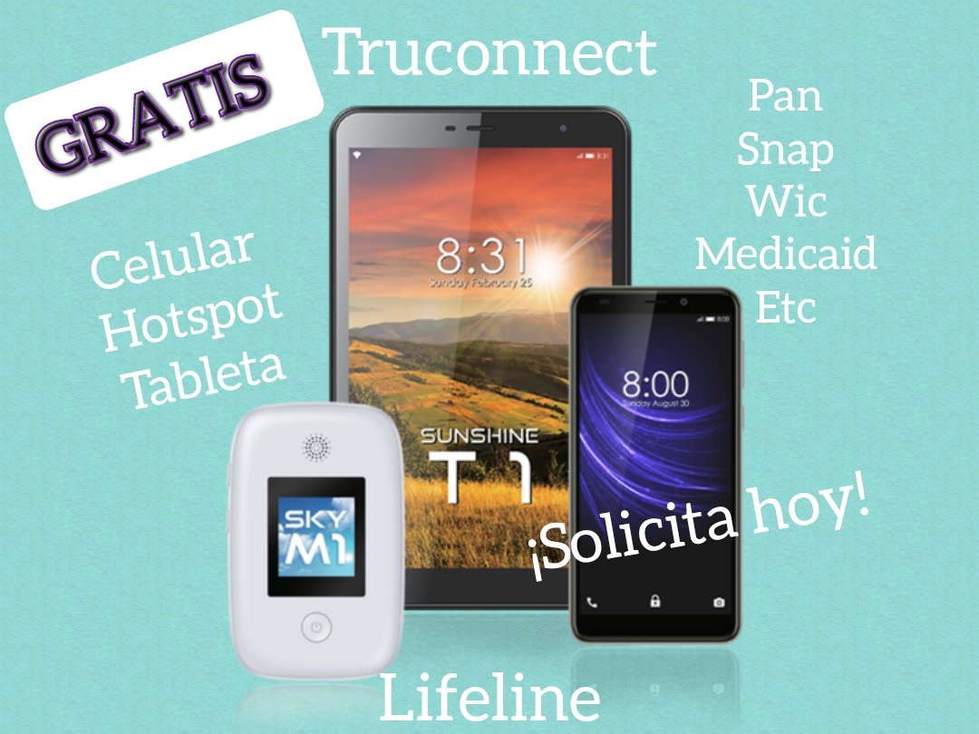 Taisha_Alamo's tweet photo. ¡Ayuda Disponible! ✔️📱🛜
Celular, Hotspot o Tableta🎉 GRATIS
+ 2 meses de Amazon Prime

Llene la solicitud para elegibilidad👇🏼
https://t.co/8veV9uYdrZ

#Hotspot #Internet #Telefonia #Tablet #ACP #Lifeline #Broadband https://t.co/zHYdZ1oldO
