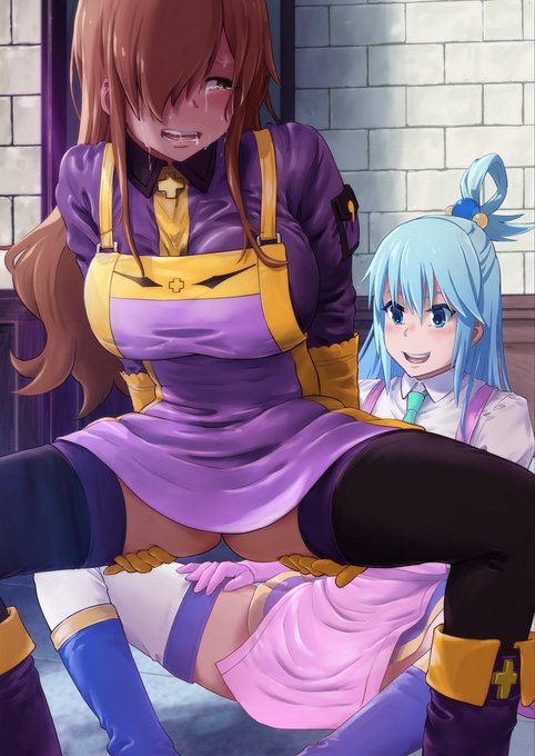 Skebでご依頼頂いたアクアとウィズのイラストです。(スカ差分はSkebで～
https://t.co/sufXH6mvPz 