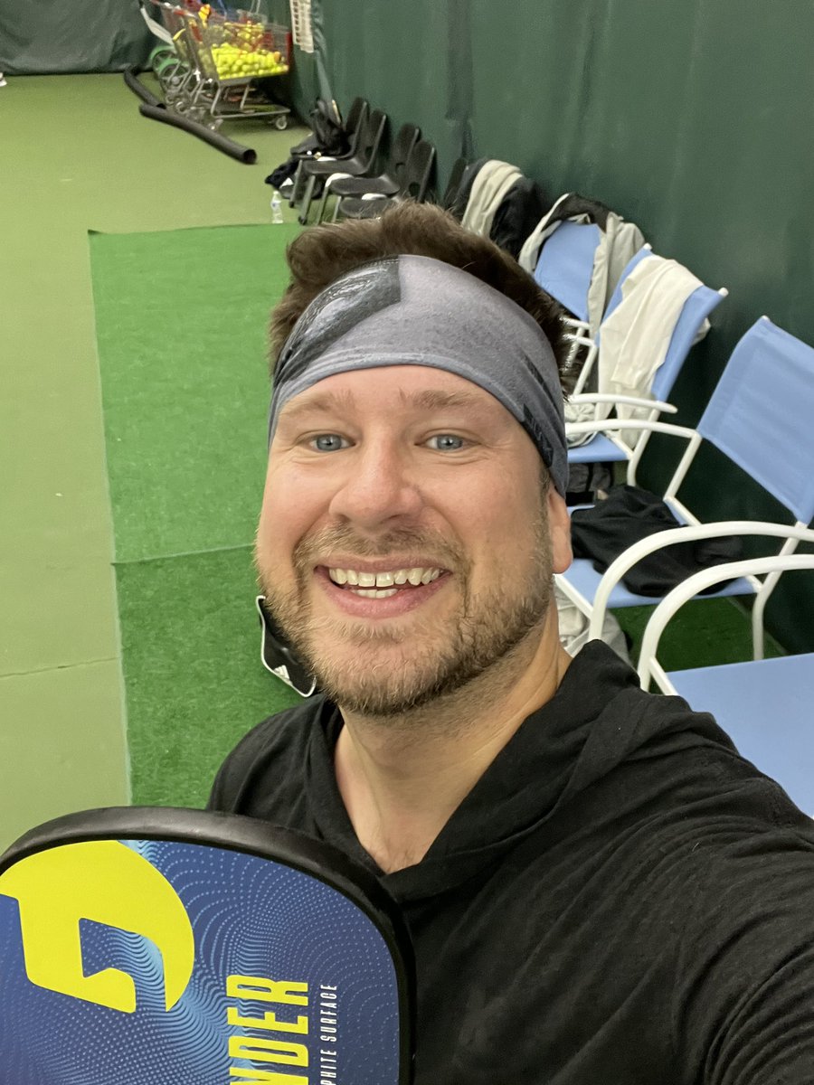 It’s pickleball season. Tonight’s championship match had a combined age of 218 years. Hit me up if ya wanna play. Or let your folks or grandparents know. Bring your A game.