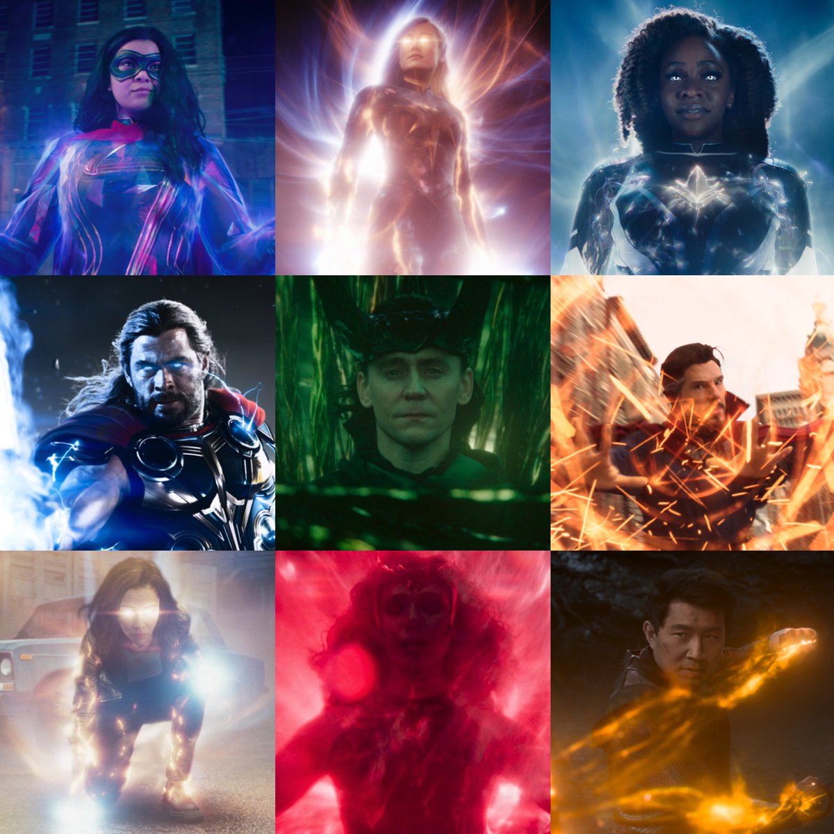 wandasolsen's tweet image. The current powerhouses of the MCU.. we’re not ready for the Kang Dynasty #Loki