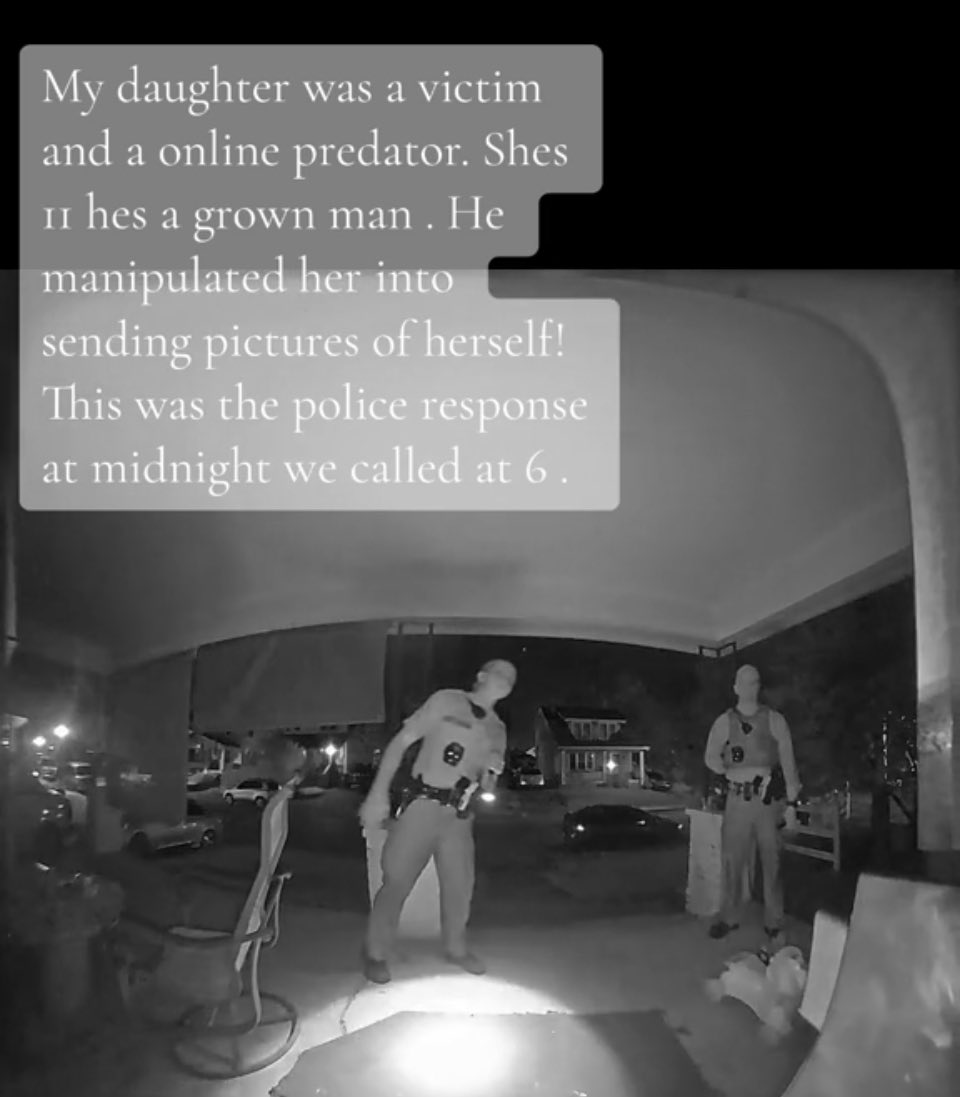 Imagine discovering your preteen daughter had been groomed by an online predator and has sent pictures of herself to him. One of the first things you might do is call the police. You probably want to do other things. Maybe you glance at your gun safe. But you call the police
