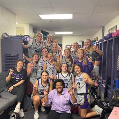 Big time win in the conference opener! Proud of this team overcoming adversity and getting a great TEAM win! 💜💛