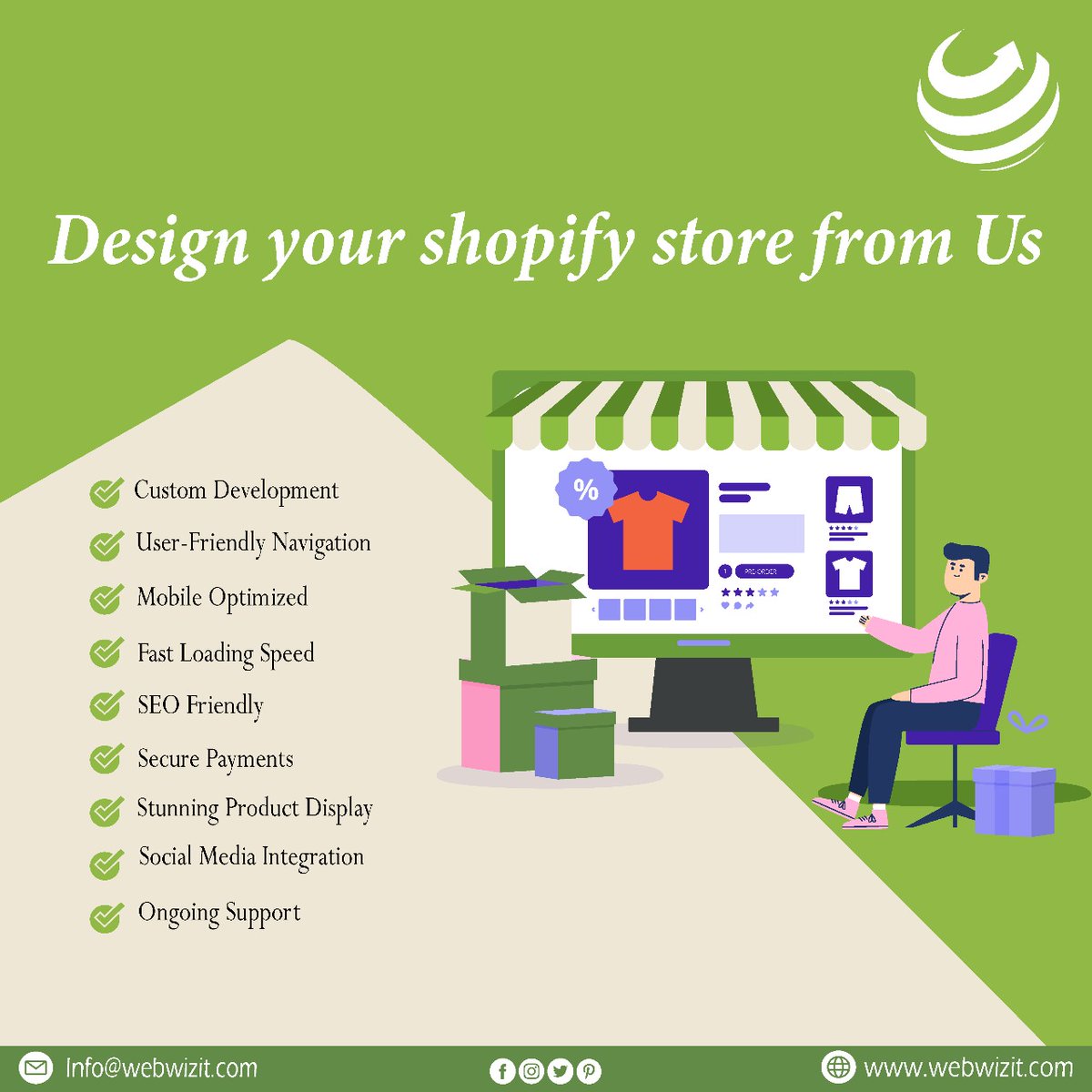 WebWiziT's tweet image. Experience shopping reinvented! Explore our beautifully designed Shopify store for a seamless, secure, and stylish shopping journey.
#webwiz #webdevelopment #webdesign #shopifystore #shopifywebsite
webwizit.com/web-developmen…