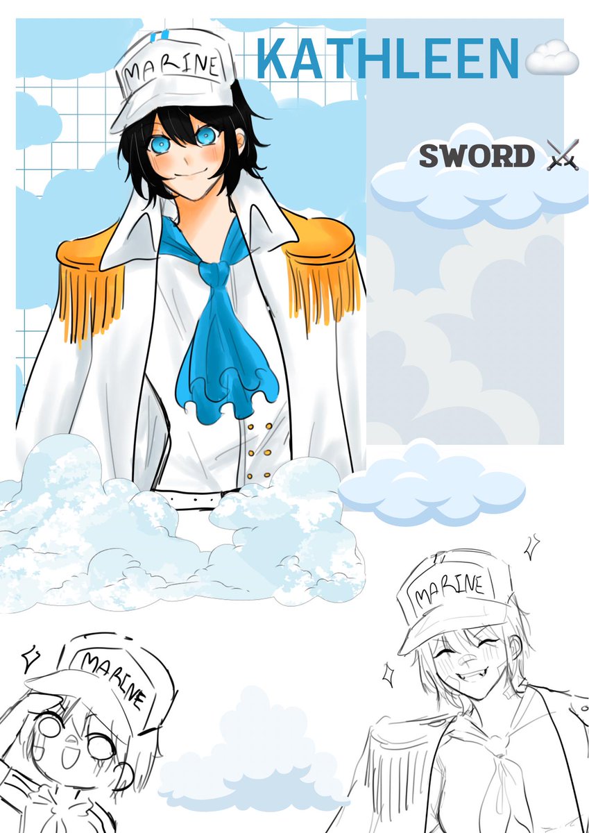 — Kathleen ☁️

— Unit SWORD ⚔️

One piece bot oc☁️✨

Free to talk