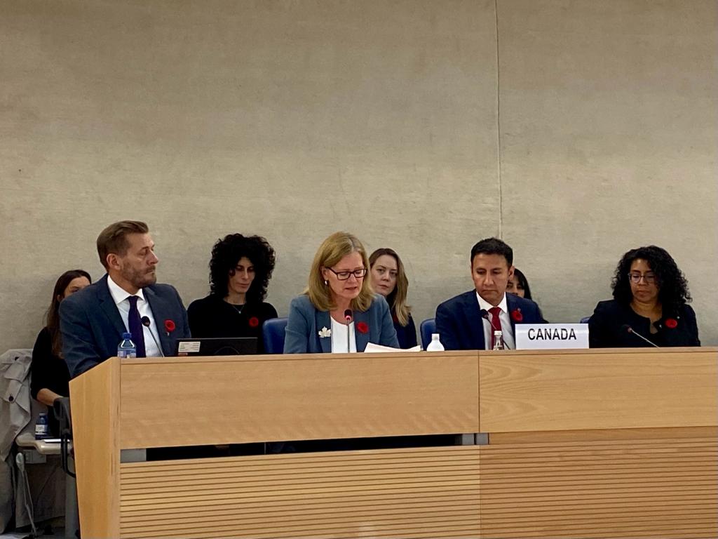 Today, 🇨🇦 appears before @UN_HRC Member States for its #UPR4. The Minister of Justice and Attorney General of 🇨🇦 leads our delegation alongside federal and provincial partners, to discuss progress and challenges on #HumanRights in CA. 🎥Watch #UPR4 live: media.un.org/en/webtv