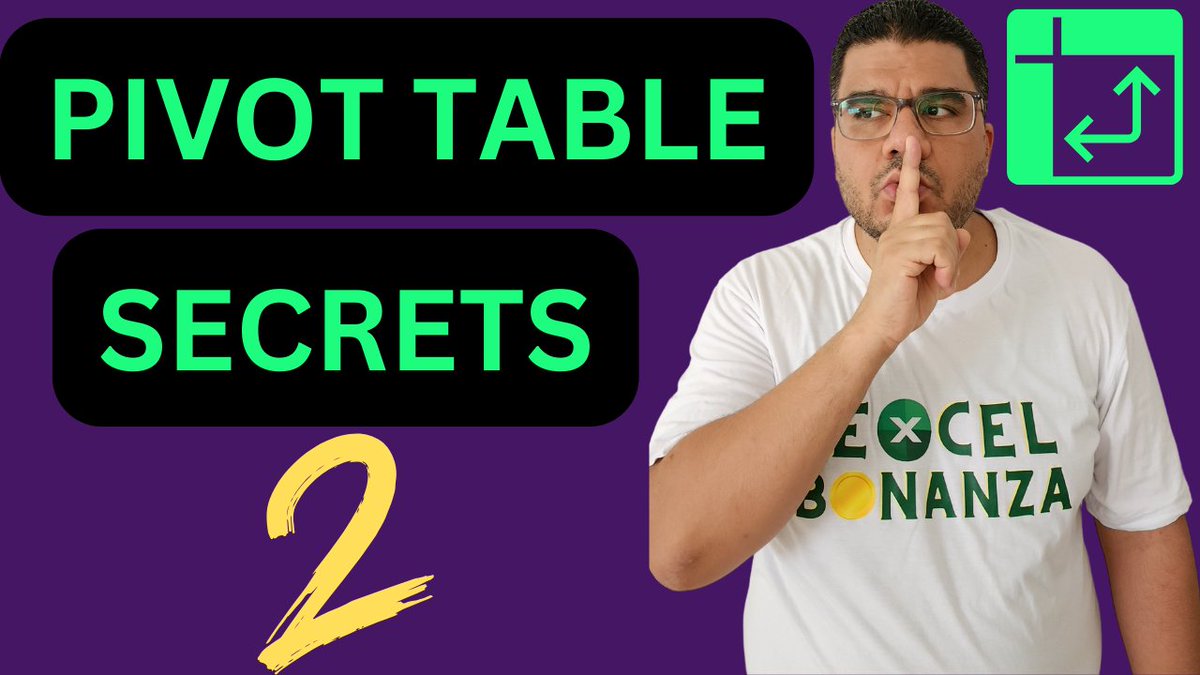 ExcelBonanza's tweet image. Advanced Pivot table tricks - Part 2:
Watch: tinyurl.com/fmf6s59c
🔥 Want to master data?
1️⃣ Like &amp;amp; RT!
2️⃣ Follow for more insights.
3️⃣ Newsletter: tinyurl.com/mr33kcsd
4️⃣ YouTube? Here: tinyurl.com/bdfjknze

Excel &amp;amp; Power BI mastery awaits! 🚀

#Exceltips #ExcelBonanza