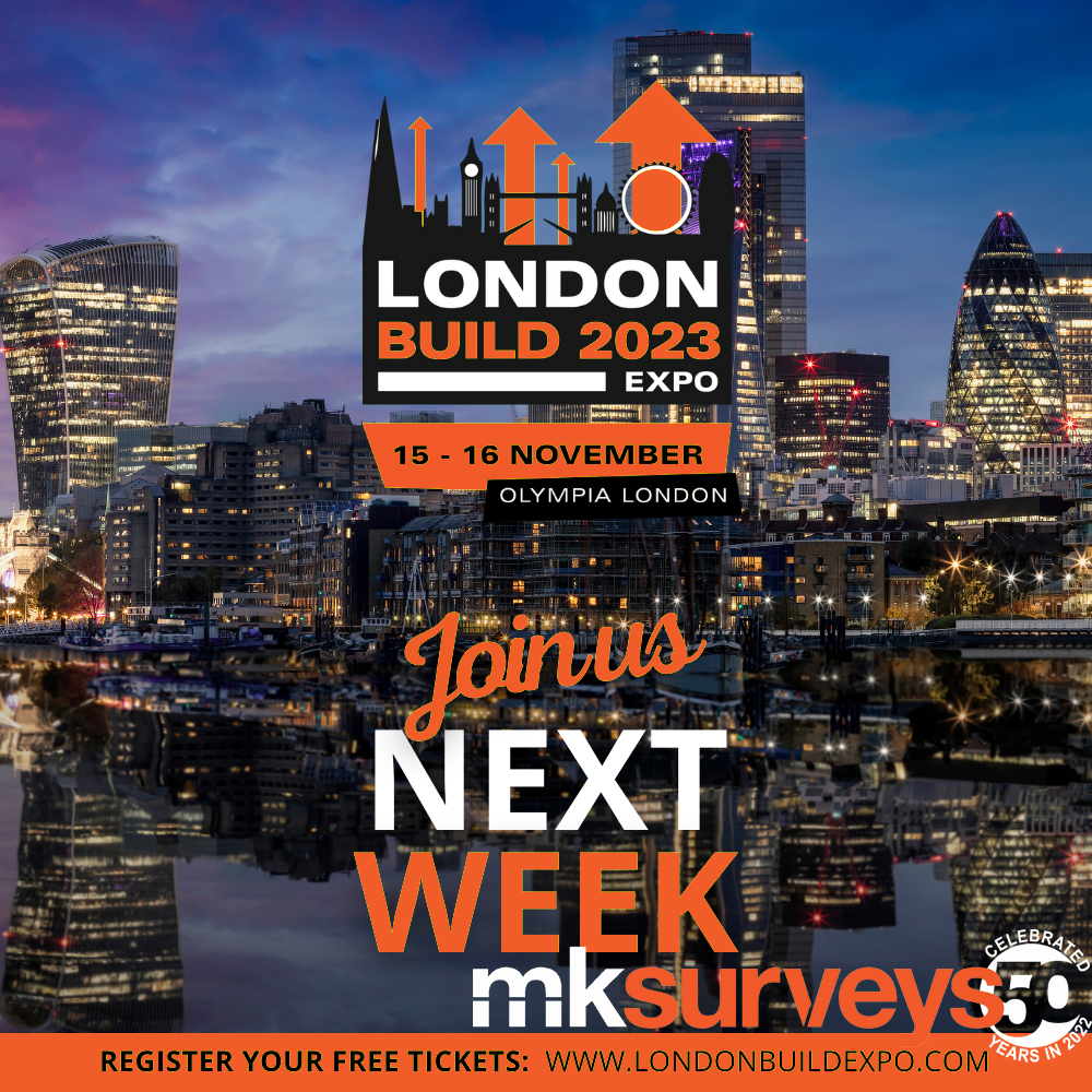 mksurveys's tweet image. NEXT WEEK
LONDON BUILD EXPO 2023
15th &amp;amp; 16th NOVEMBER - LONDON OLYMPIA
THE UK&apos;S BIGGEST FESTIVAL OF CONSTRUCTION
We are exhibiting on stand C86 at this year’s expo, and it would be good to see you there.
Tickets are free and can be booked at: londonbuildexpo.com
#londonbuild