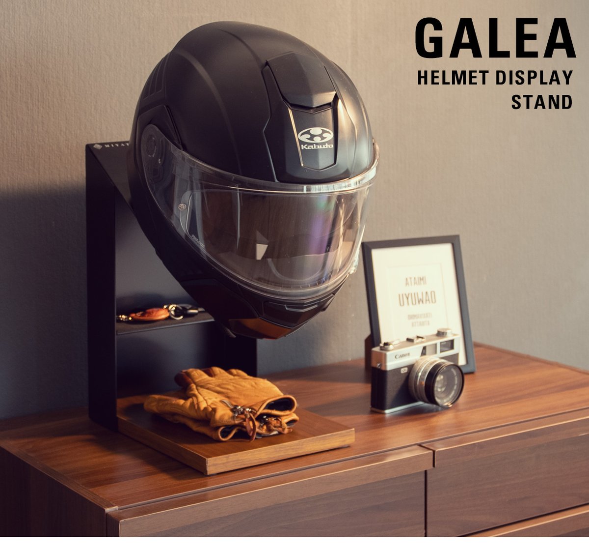 ／ 
ヘルメットスタンド『GALEA』
１名様にプレゼント！
#キャンペーン 
＼

■応募方法
①<a href="/miyatake_off/">MIYATAKE</a>をフォロー
② この投稿をリツイート
③当選された方に後日DM
※11/20(月) 23:59迄