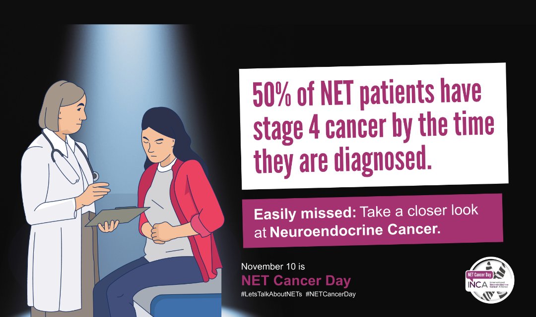Too many people are waiting too long for a diagnosis. @NHS_NELondon @CancerNel are you doing any work to ensure people are diagnosed earlier? #NETCancerDay #LetsTalkAboutNETs