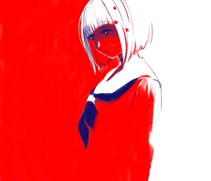 「髪飾り 赤」のTwitter画像/イラスト(新着)