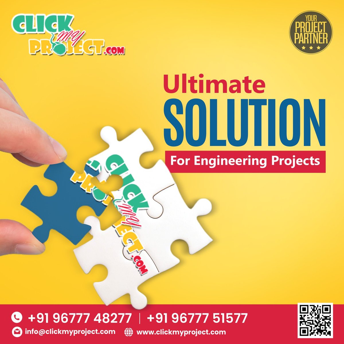 ClickMyProject's tweet image. We, ClickMyProject, provide the latest and most innovative Final Engineering Year Projects.😎
#ClickMyProject #android #androidprojects #finalproject #UttarPradesh #DeepLearningProjects #ieeeprojectsforfinalyearstudents #trending #alldomainprojects