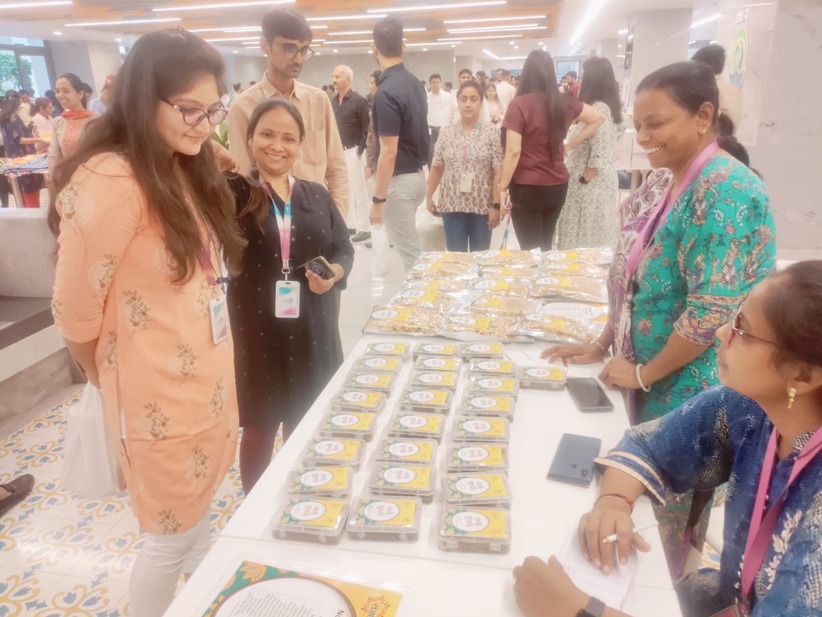 We participated in ZYDUS NGO MELA 2023 in which Ragi Sukhdi & Puffed Millet Mix made under the SANGATH Project were kept for sale. More than 80% of packets were sold during the Mela.
Thank you @Zydus Group for giving our women #foodpreneurs the opportunity #vocalforlocalis