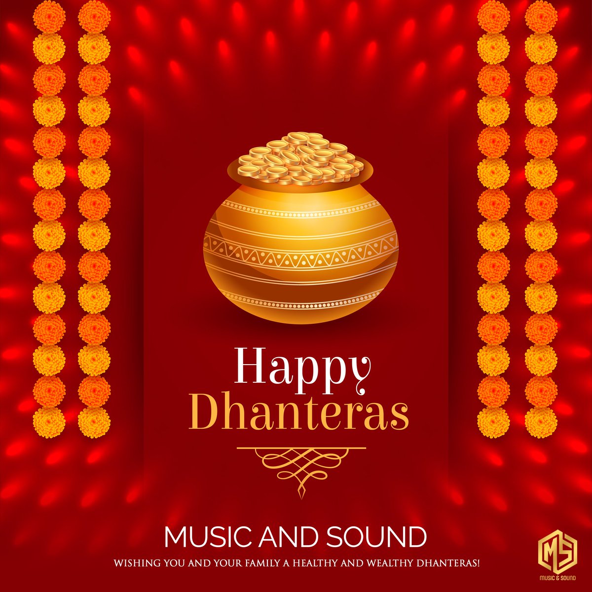 Music & Sound Wishing you all a very Happy Dhanteras 🙏 #dhanteras #musicandsound #diwalifestival