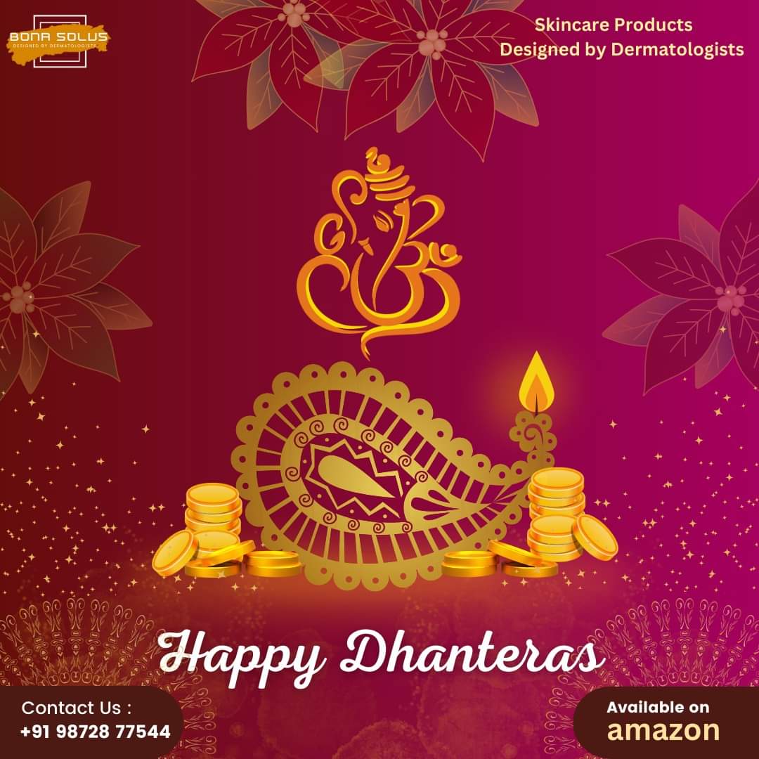 BonaSolus's tweet photo. As you welcome Goddess Lakshmi into your home, may your life be filled with happiness and success. Happy Dhanteras!
#Dhanteras #diwali #BonaSolus #Sunscreen #sunscreenspf50 #sunscreenlotion #stesun #D #pollution #dermatologist#cleansinglotion #skincare #steus https://t.co/zLlS3TgTpW