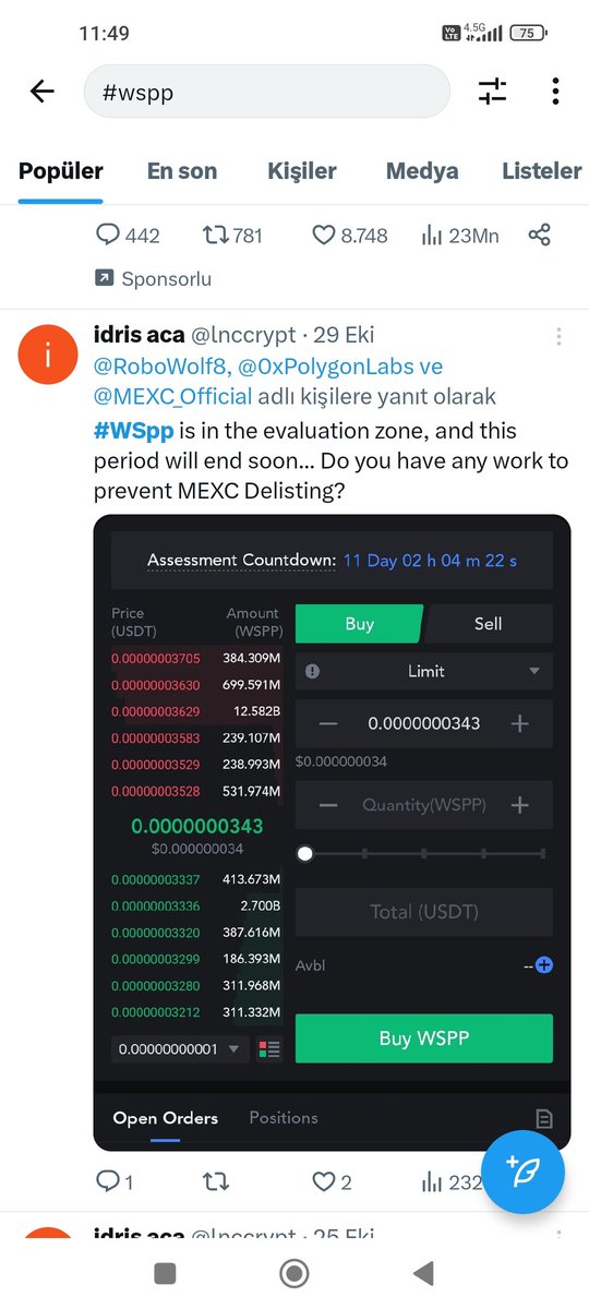 lnccrypt's tweet image. All you got was more fraud. You increased the supply from 3.2 billion to 400 billion. #wspp dropped by 10,000 x and we could not see the slightest improvement.