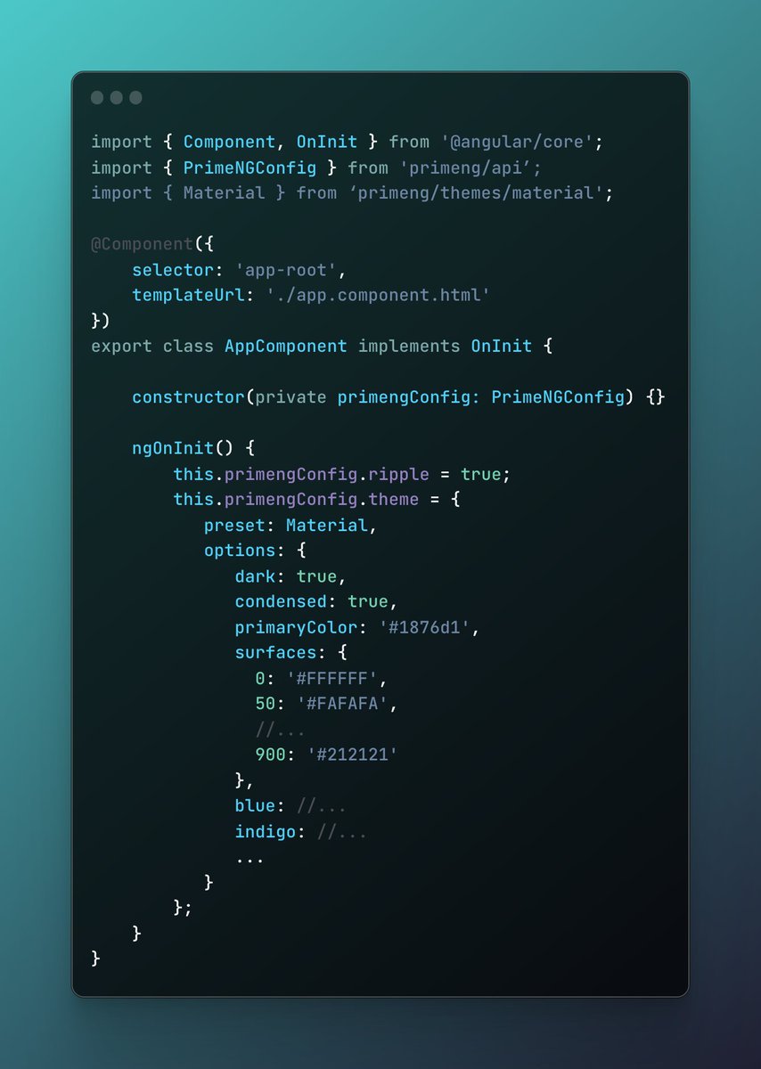New theming engine of PrimeNG will rock! ⚡️ #angular

🤩 Fully Reactive
⭐️ No more SASS compilation 
 💯Everything is in the core 
🎨 Preset Gallery to share themes 
😎 Figma to theme generation
