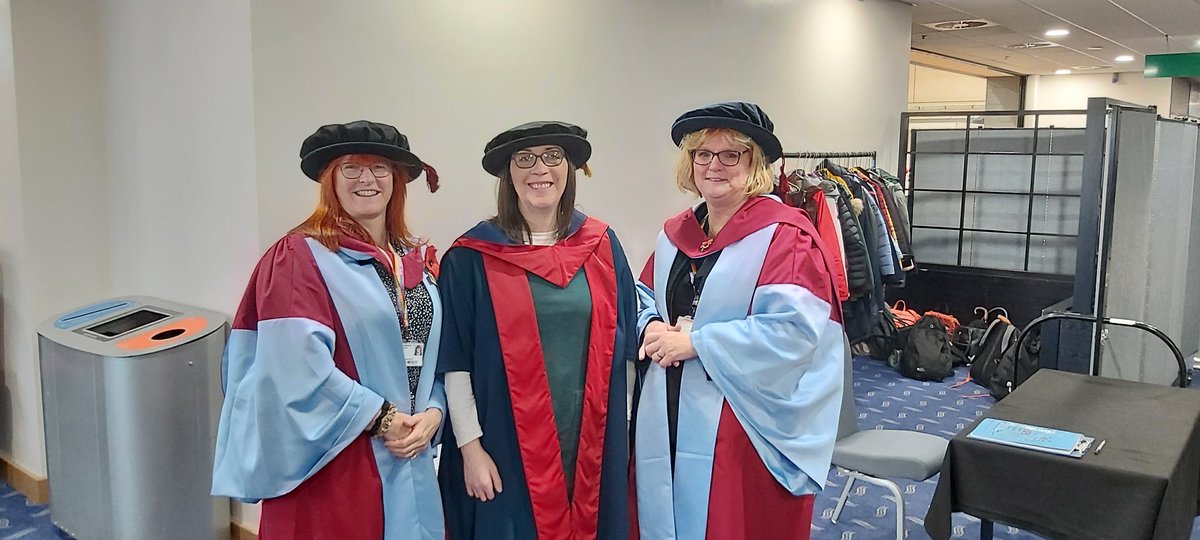 #OTWeek2023  staff preparing to welcome OT and PT graduates across the stage on graduation day.  A BIG congratulations to everyone!! Looking forward to a great day of celebrating the occupations of education, OT and socialising .