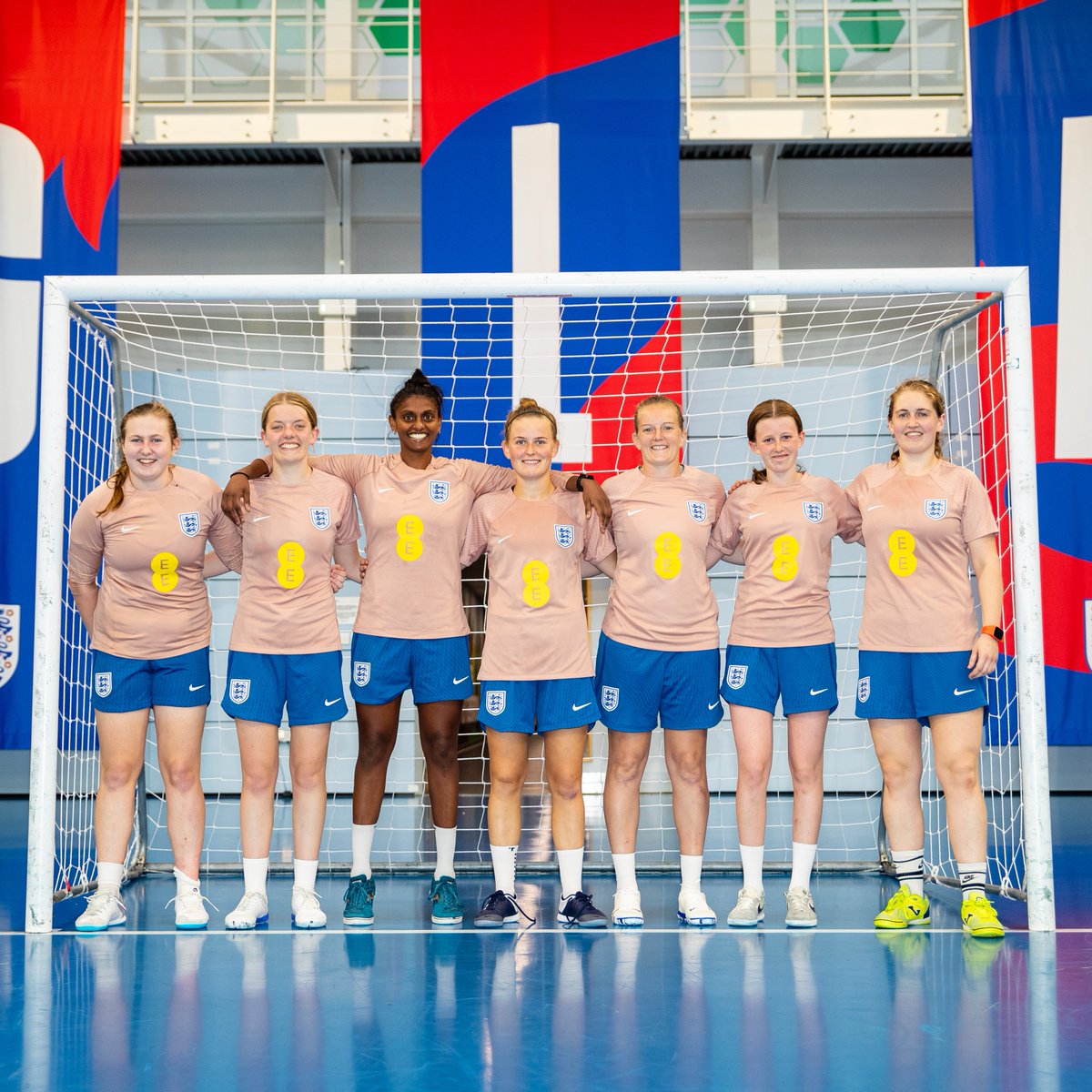 Wishing all the very best to the England Deaf women's team at the World Deaf Futsal Championships in Brazil! 🙌

They take on Japan today in their opening game. Kick-off is at 1.15pm GMT – and you can watch the game live here: eng.football/jtudlu