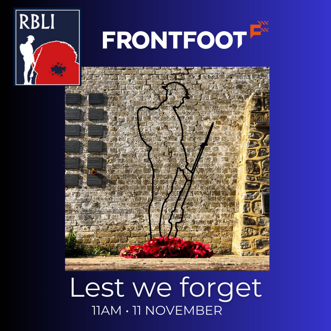 FrontFoot is very proud to work alongside Royal British Legion Industries. Let us pay respect to the armed forces community who have served, suffered and still pay the price daily with mental and physical and emotional challenges which we tirelessly work together to resolve.