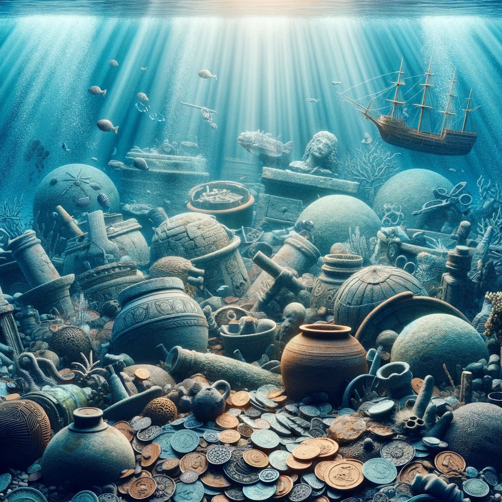 There are more historical artifacts under the sea than in all of the world's museums. Shipwrecks and submerged cities hold a trove of ancient treasures waiting to be uncovered.

#DailyFacts #FunFacts #BlueWhale #KnowledgeIsPower