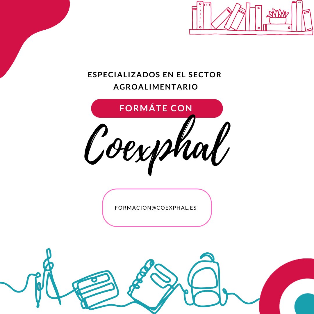 🎓 ¡Fórmate con Coexphal! 🎓
Nuestro departamento de formación está especializado en multitud de campos y están siempre a tu servicio
💻 ¡Visita nuestra web! coexphal.es/cursos-formaci…
Si necesitas más información no dudes en contactar con nosotros.