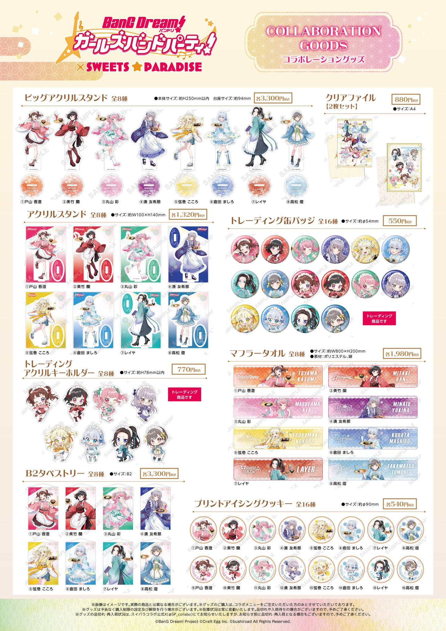 バンドリ ガルパ スイパラ ミニキャラ缶バッジ まとめ売り バンドリ スイーツパラダイス ミニキャラ缶バッジ SD 青葉モカ 1