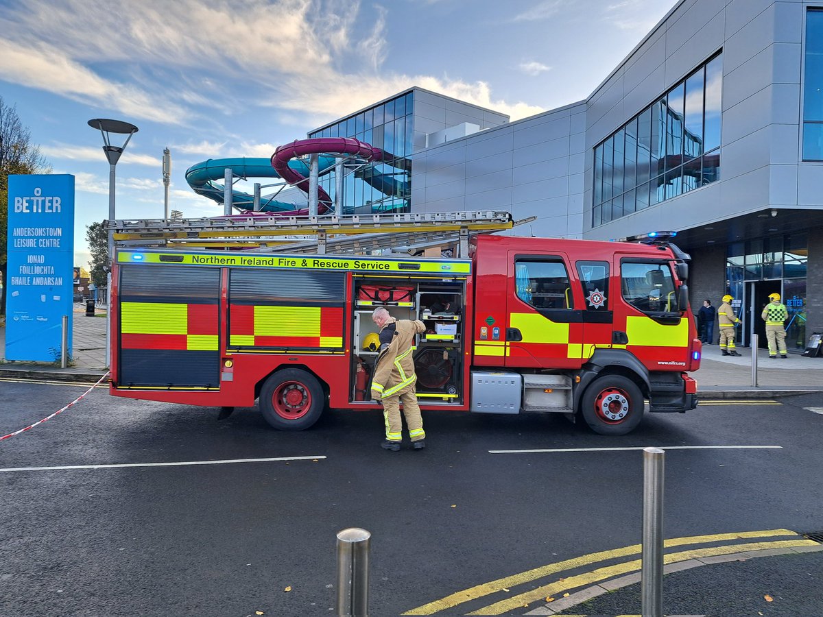 Andersonstown Leisure Centre is currently being evacuated and attended to by fire services following a gas leak in the building. All users and staff have now left the centre safely. Please avoid the area until this is dealt with.