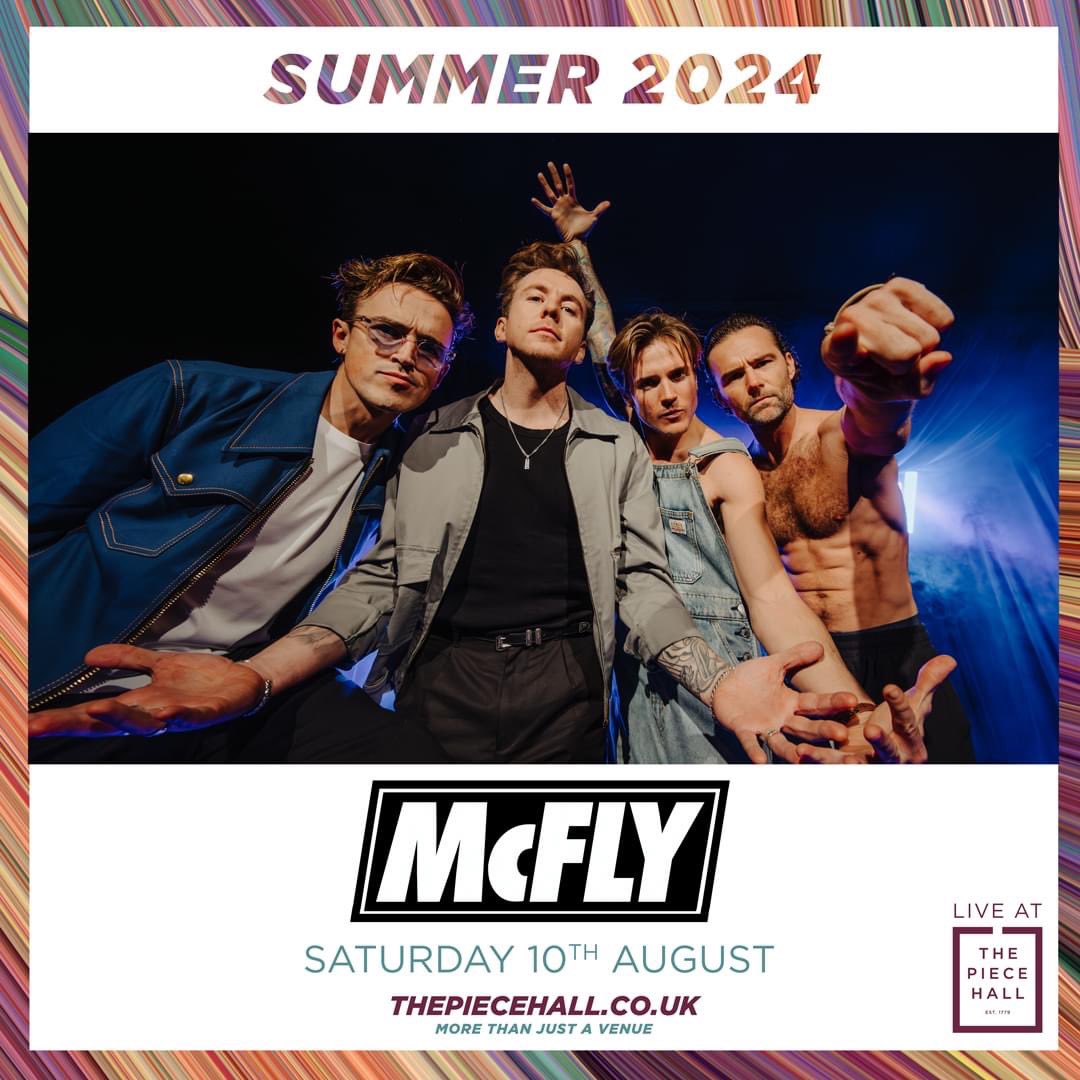 ThePieceHall's tweet photo. 📣 Chart-topping rockers @mcflymusic are bringing their explosive show to The Piece Hall next summer! 🎉

🎟 Tickets go on sale at 9am on Friday 17 November but Club 1779 members get presale access. More here 👉 https://t.co/xBWxZiz0cH

Existing Barclaycard & BarclaysUK Premier cardholders can access the pre-sale from 9am on Wednesday 15 November.