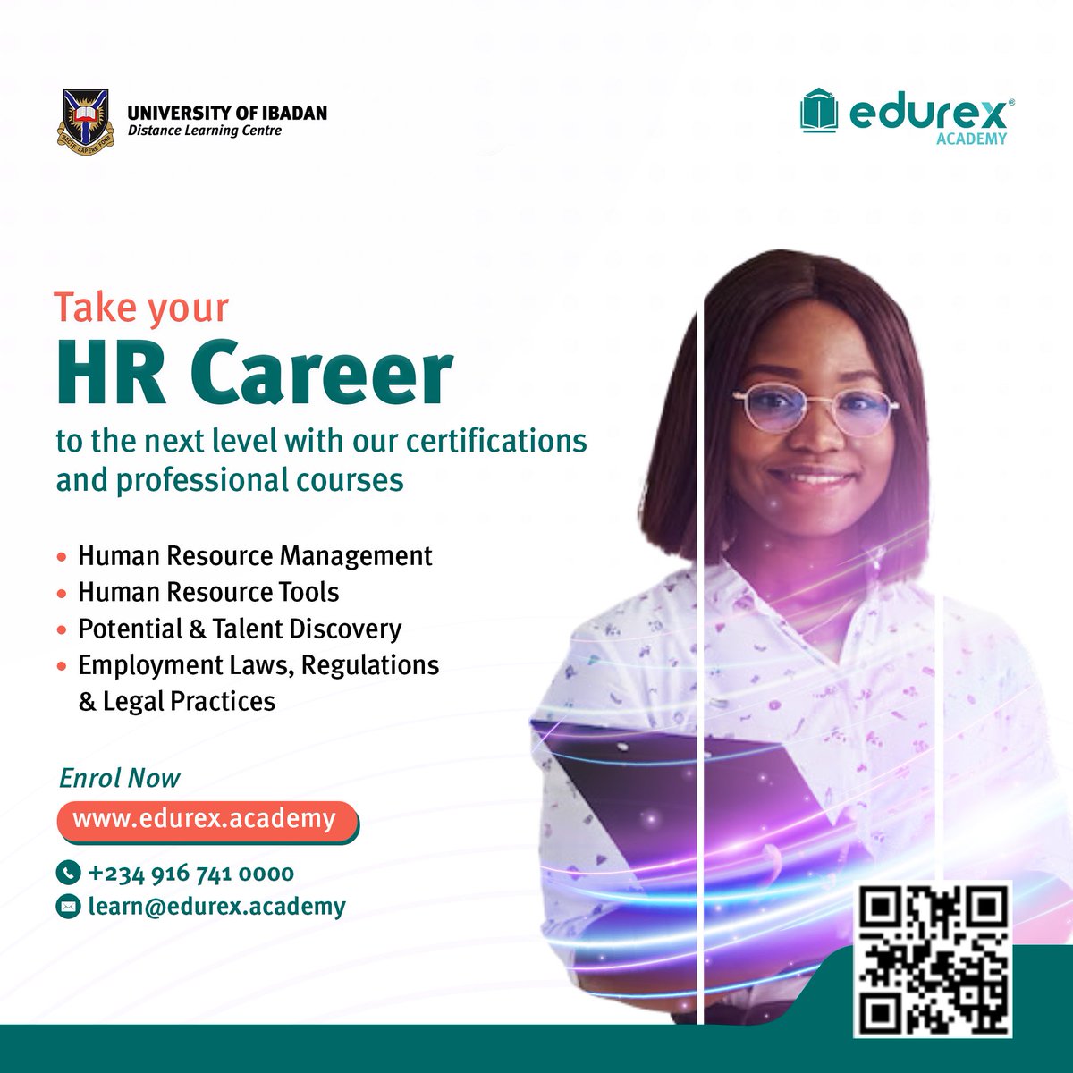 Edurex_Academy's tweet photo. Are you passionate about making a difference in people's work lives? Our Human Resources courses provide a hands-on guide to creating positive workplace environment.
Visit https://t.co/xXwdv0UU6T or call +234 916 741 0000 to enrol today.
#EdurexAcademy #LearningThatTransforms https://t.co/9diQx5N34I