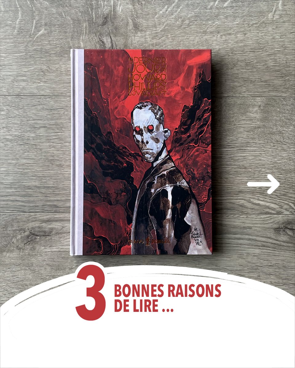 404graphic_'s tweet photo. 👁 LE DERNIER JOUR DE H.P. LOVECRAFT 👁  

Le pitch ➡️ 15 mars 1937. Howard Phillips Lovecraft, auteur fantastique alors totalement ignoré, décède d’un cancer de l’intestin, seul dans une chambre miteuse de l’hôpital de Providence (Rhode Island). https://t.co/dXMuPGujuQ