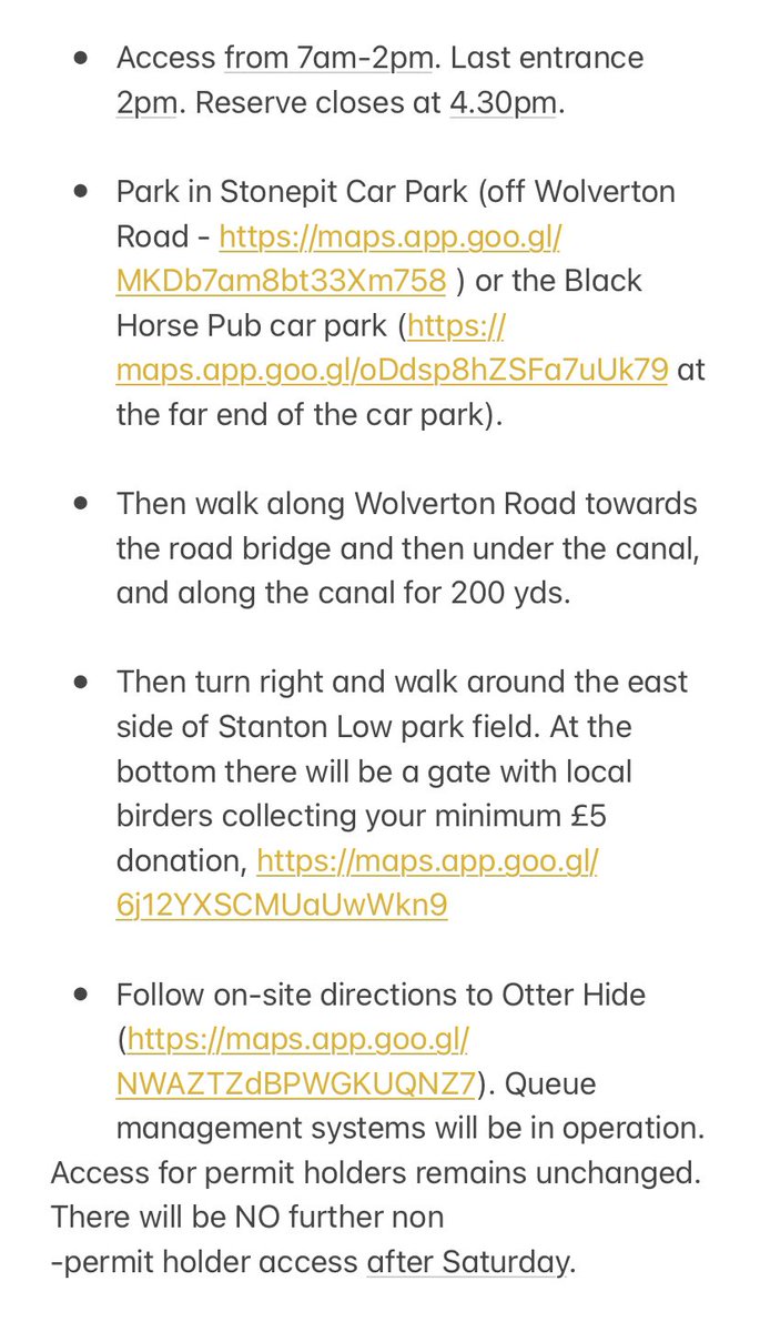 @RareBirdAlertUK @BirdGuides Little Crake at Linford access arrangements below. Saturday 11th Nov. Please note that this is the only day that non member access will be made available. Huge thanks to @simonbirding and @TheParksTrust for organising. #bucksbirdnews