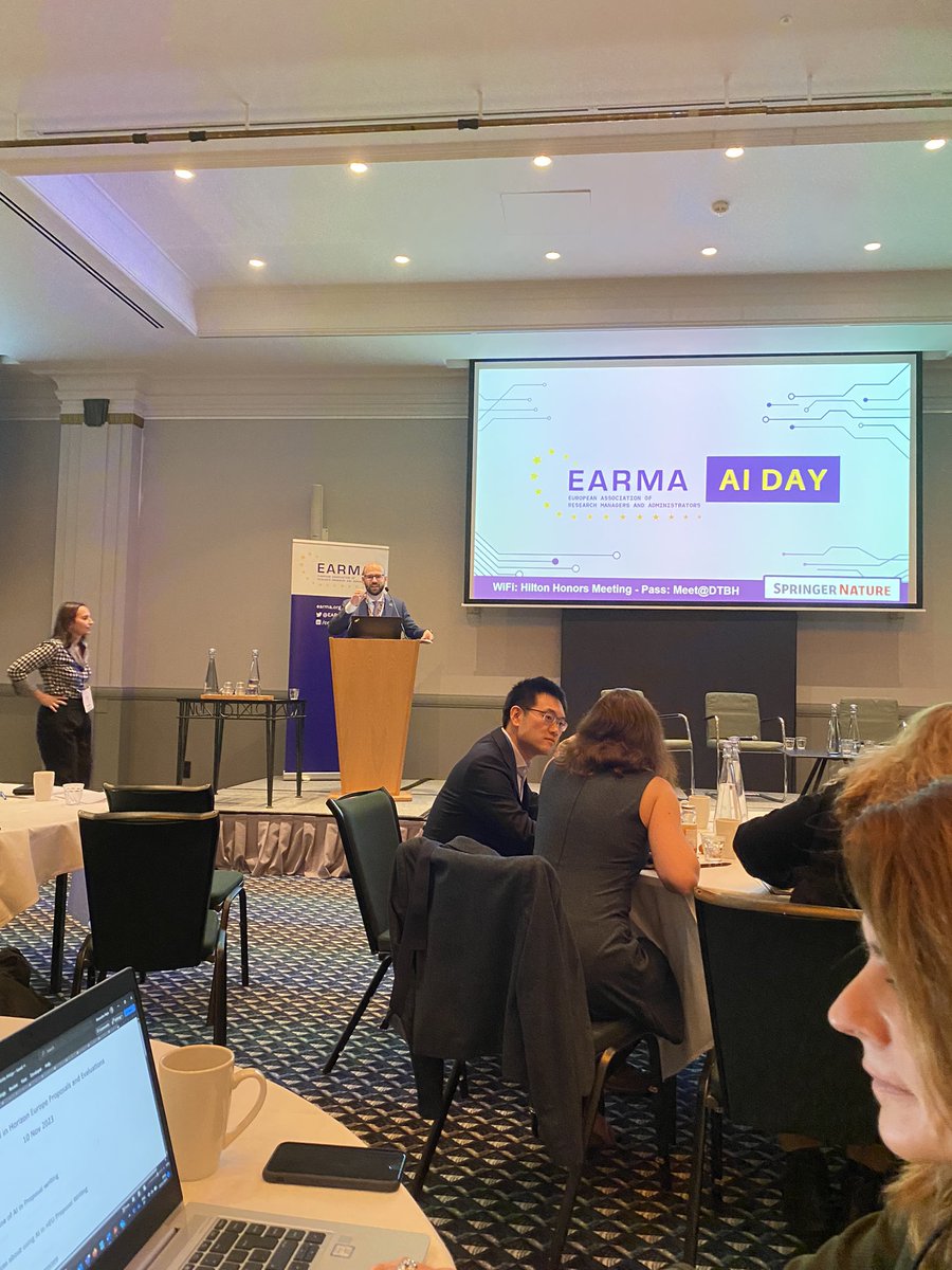ManualMarsu's tweet photo. Starting with the @EARMAorg AI day in Brussels. Very popular event and interesting content. #rma #ai https://t.co/EPYaHKwOvT