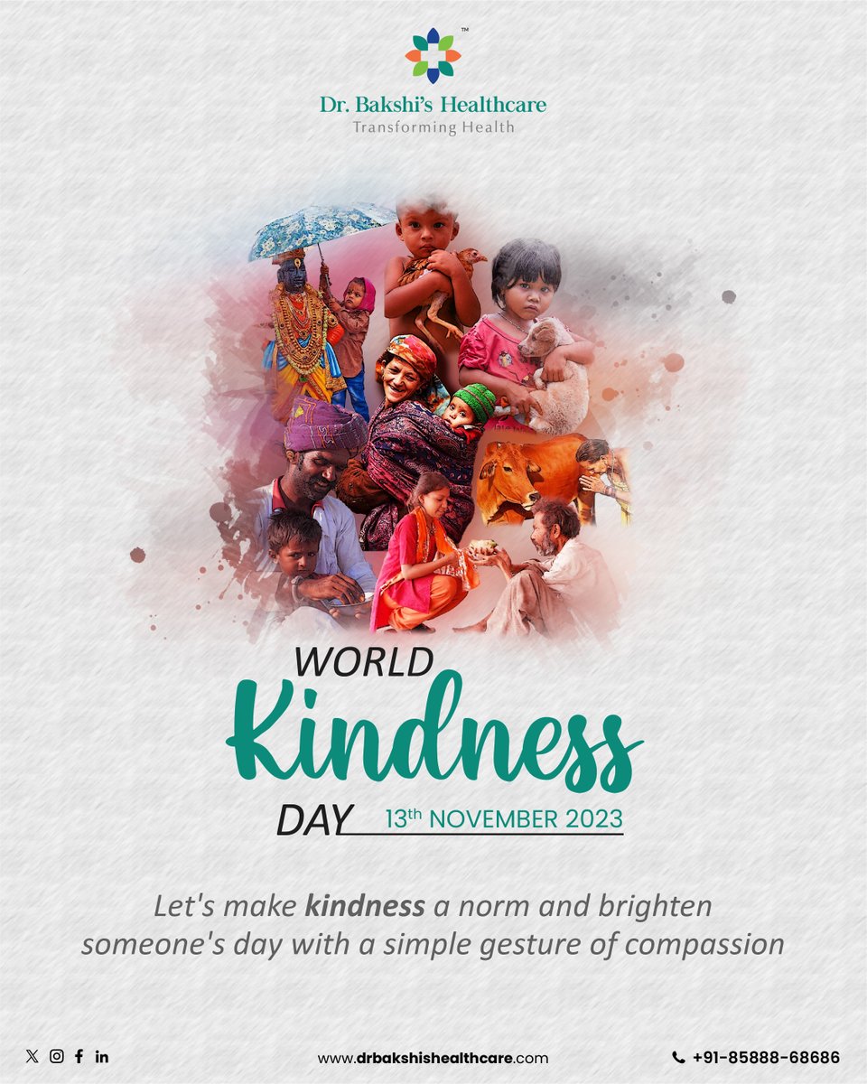 Embrace the transformative power of kindness and let it be the guiding light that illuminates our shared journey towards a brighter, more compassionate world, this 𝗪𝗼𝗿𝗹𝗱 𝗞𝗶𝗻𝗱𝗻𝗲𝘀𝘀 𝗗𝗮𝘆.

#KindnessMatters #KindnessInAction #KindnessEveryday #SpreadKindness